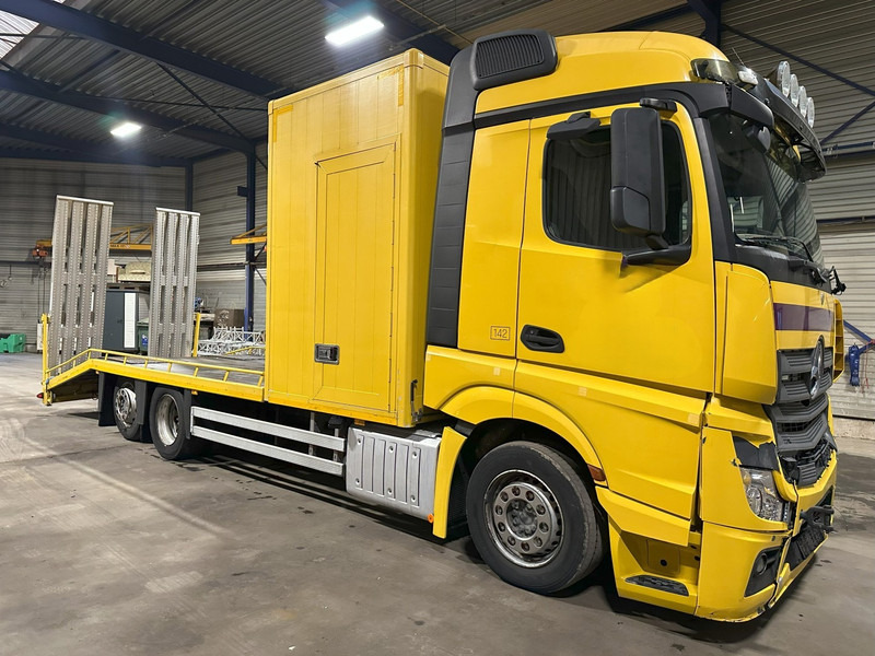 Mercedes-Benz ACTROS 2745 6x2 OPRIJWAGEN / AUTOTRANSPORTER / MACHINE TRANSPORTER - WINCH - 6m10 - EURO 5 - LIFT AXLE - HYDR RAMPS - NL TRUCK - Karrotrec: foto 1 Mercedes-Benz ACTROS 2745 6x2 OPRIJWAGEN / AUTOTRANSPORTER / MACHINE TRANSPORTER - WINCH - 6m10 - EURO 5 - LIFT AXLE - HYDR RAMPS - NL TRUCK - Karrotrec: foto 1