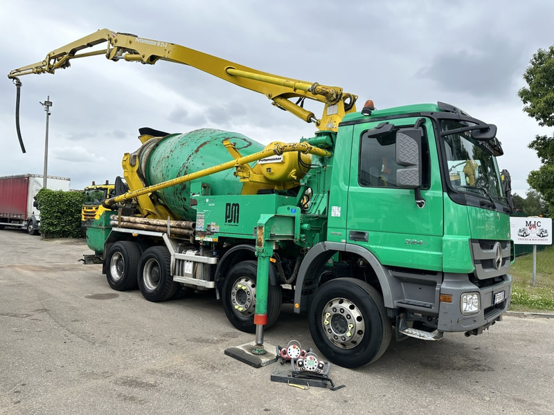 Mercedes-Benz ACTROS 3241 8x4 PUMI PM M 21-3 (21m) Putzmeister - *238.000km* / 1586H - EPS - BLADVERING / NAAFREDUCTIE - Autobetoniere: foto 2 Mercedes-Benz ACTROS 3241 8x4 PUMI PM M 21-3 (21m) Putzmeister - *238.000km* / 1586H - EPS - BLADVERING / NAAFREDUCTIE - Autobetoniere: foto 2