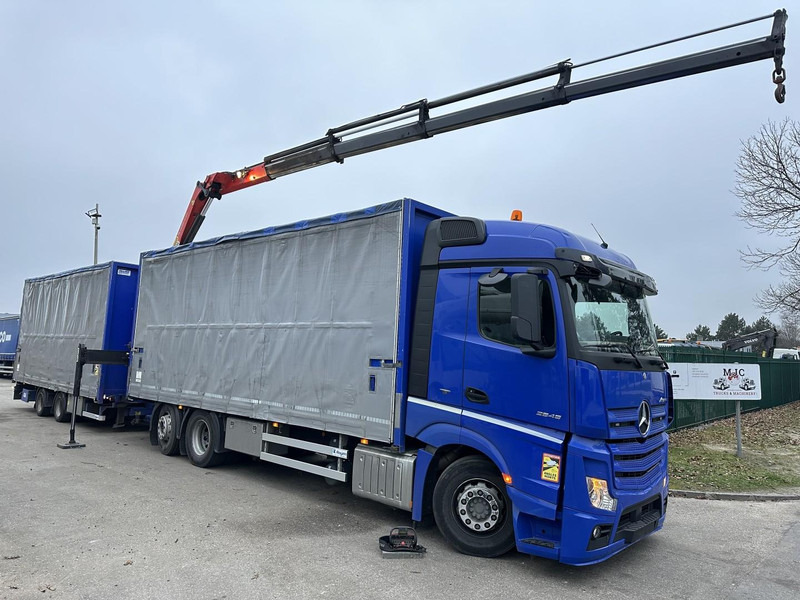 Mercedes-Benz Actros 2645 6x2 105m³ JUMBO + RETARDER + KRAN PALFINGER PK 19.001 SLD (4x) + RADIO - *FULL AIR* - FRIGO - EURO 6 - SAF AXLES - BELGIAN TRUCK - Kamion vagonetë, Kamion me vinç: foto 2 Mercedes-Benz Actros 2645 6x2 105m³ JUMBO + RETARDER + KRAN PALFINGER PK 19.001 SLD (4x) + RADIO - *FULL AIR* - FRIGO - EURO 6 - SAF AXLES - BELGIAN TRUCK - Kamion vagonetë, Kamion me vinç: foto 2