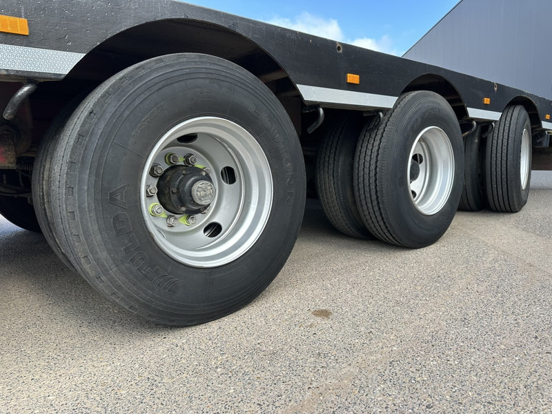 Gjysmë rimorkio me plan ngarkimi të ulët Nooteboom OSD-39 VV 39T - EXTENDABLE / AUSSCHIEBBAHR - 1 STEERING AXLE - SAF - LUCHTVERING - BELGIAN REGISTRATION: foto 11