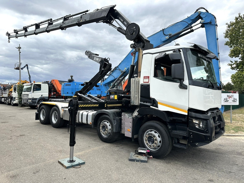 Renault C460 8x4 + (19m!) KRAN HIAB 288 E-6 HIDUO - RADIO - 5/6 F - STEEL SPRING / HUB REDUCTION - BE TRUCK - Kamion vetëngarkues, Kamion me vinç: foto 1 Renault C460 8x4 + (19m!) KRAN HIAB 288 E-6 HIDUO - RADIO - 5/6 F - STEEL SPRING / HUB REDUCTION - BE TRUCK - Kamion vetëngarkues, Kamion me vinç: foto 1