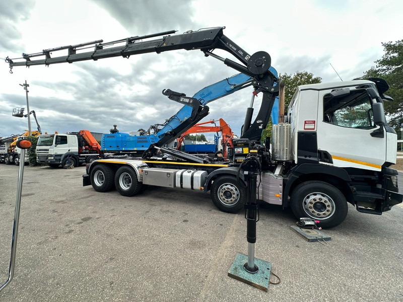 Renault C460 8x4 + (19m!) KRAN HIAB 288 E-6 HIDUO - RADIO - 5/6 F - STEEL SPRING / HUB REDUCTION - BE TRUCK - Kamion vetëngarkues, Kamion me vinç: foto 4 Renault C460 8x4 + (19m!) KRAN HIAB 288 E-6 HIDUO - RADIO - 5/6 F - STEEL SPRING / HUB REDUCTION - BE TRUCK - Kamion vetëngarkues, Kamion me vinç: foto 4