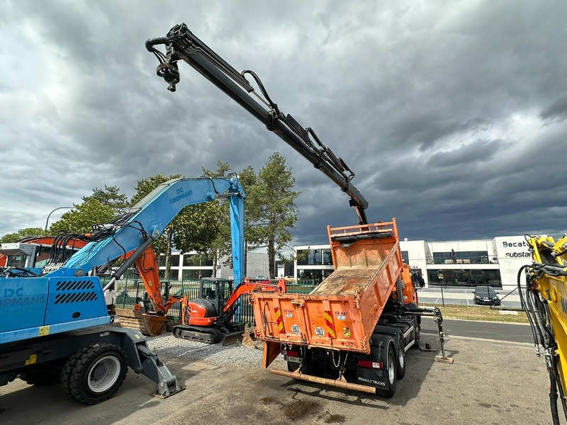 Renault KERAX 380 DXI 6x4 TIPPER + CRANE HIAB 144 B-3 - RADIO - *246.000km* - RETARDER - BORDMATIC - EURO 5 - Kamion vetëshkarkues, Kamion me vinç: foto 5 Renault KERAX 380 DXI 6x4 TIPPER + CRANE HIAB 144 B-3 - RADIO - *246.000km* - RETARDER - BORDMATIC - EURO 5 - Kamion vetëshkarkues, Kamion me vinç: foto 5
