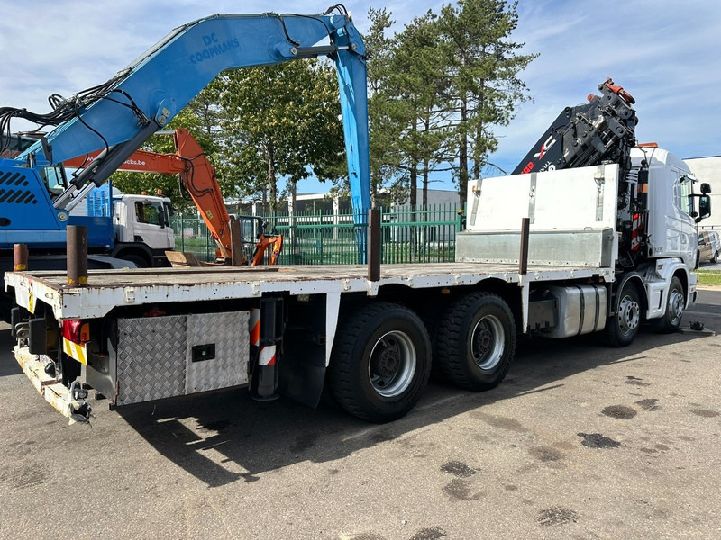 Scania 114C-380 8x4 + CRANE HIAB 700 E-5 - PLATFORM 6m80 + TWISTLOCKS - MANUAL - RETARDER - STEEL SPRING / BIG AXLE HUB REDUCTION - AP ACHSEN - Kamion me vinç: foto 5 Scania 114C-380 8x4 + CRANE HIAB 700 E-5 - PLATFORM 6m80 + TWISTLOCKS - MANUAL - RETARDER - STEEL SPRING / BIG AXLE HUB REDUCTION - AP ACHSEN - Kamion me vinç: foto 5