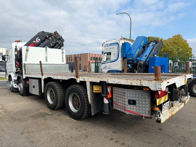 Scania 114C-380 8x4 PRITSCHE + KRAN HIAB 700 E-5 - PLATFORM 6m80 + TWISTLOCKS - MANUAL - RETARDER - STEEL SPRING / BIG AXLE HUB REDUCTION - AP ACHSEN - Kamion me karroceri të hapur, Kamion me vinç: foto 5 Scania 114C-380 8x4 PRITSCHE + KRAN HIAB 700 E-5 - PLATFORM 6m80 + TWISTLOCKS - MANUAL - RETARDER - STEEL SPRING / BIG AXLE HUB REDUCTION - AP ACHSEN - Kamion me karroceri të hapur, Kamion me vinç: foto 5