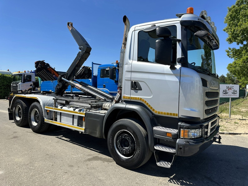Scania G450 6x4 HAAKSYSTEEM AJK 20T - 5760mm - 3m90 WB - BLADVERING / NAAFREDUCTIE - EURO 6 - BE TRUCK - Kamion vetëngarkues: foto 1 Scania G450 6x4 HAAKSYSTEEM AJK 20T - 5760mm - 3m90 WB - BLADVERING / NAAFREDUCTIE - EURO 6 - BE TRUCK - Kamion vetëngarkues: foto 1