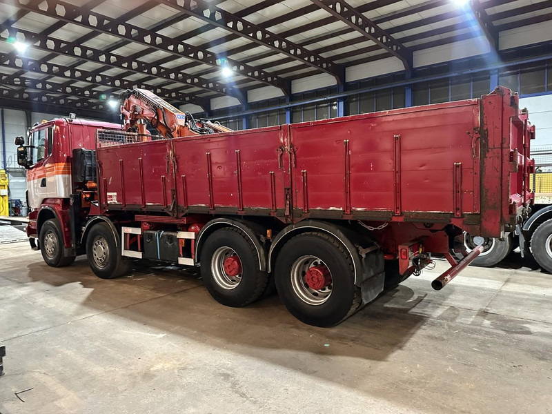 Scania G480 8x4 TIPPER + CRANE ATLAS 240.E4 + RADIO - STEEL SPRING / BIG AXLES - Kamion vetëshkarkues, Kamion me vinç: foto 4 Scania G480 8x4 TIPPER + CRANE ATLAS 240.E4 + RADIO - STEEL SPRING / BIG AXLES - Kamion vetëshkarkues, Kamion me vinç: foto 4