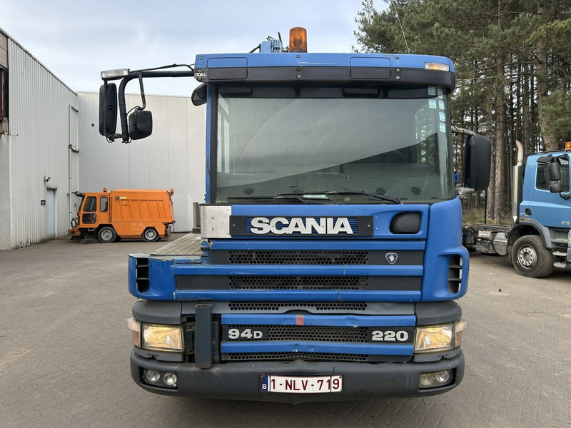 Scania P 94-220 6x2 + CRANE / GRUA MKG HLK 125 - STEEL CARRIER - MANUAL 4+4 - LIFT + STEERING AXLE - BE TRUCK - Kamion me vinç: foto 2 Scania P 94-220 6x2 + CRANE / GRUA MKG HLK 125 - STEEL CARRIER - MANUAL 4+4 - LIFT + STEERING AXLE - BE TRUCK - Kamion me vinç: foto 2