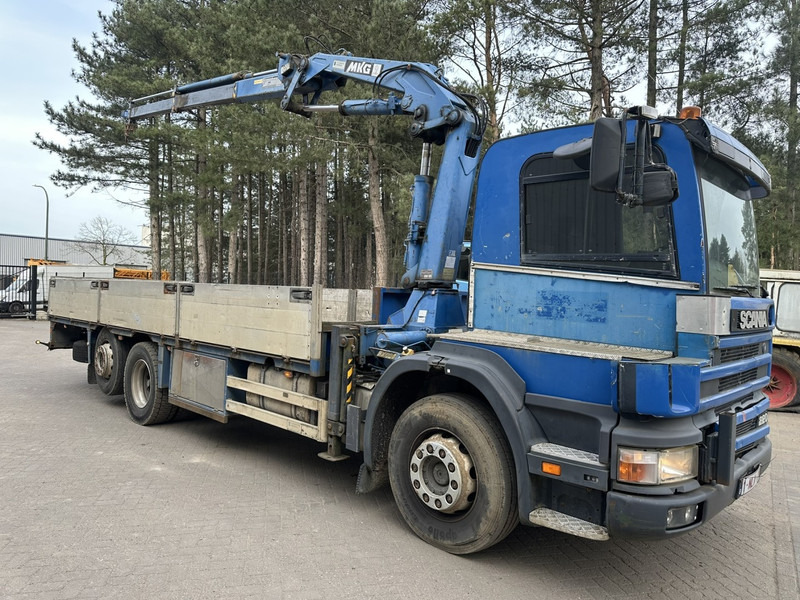 Scania P 94-220 6x2 + CRANE / GRUA MKG HLK 125 - STEEL CARRIER - MANUAL 4+4 - LIFT + STEERING AXLE - BE TRUCK - Kamion me vinç: foto 3 Scania P 94-220 6x2 + CRANE / GRUA MKG HLK 125 - STEEL CARRIER - MANUAL 4+4 - LIFT + STEERING AXLE - BE TRUCK - Kamion me vinç: foto 3