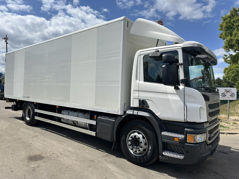 Scania P320 RETARDER - CLOSED BOX 8m25 x 2m47 x 2m30 - TAILLIFT 2000kg - EURO 6 - GOOD CONDITION - Kamion vagonetë: foto 1 Scania P320 RETARDER - CLOSED BOX 8m25 x 2m47 x 2m30 - TAILLIFT 2000kg - EURO 6 - GOOD CONDITION - Kamion vagonetë: foto 1