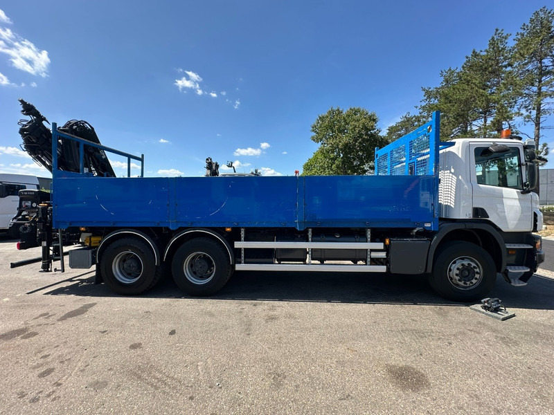 Scania P410 6x4 PRITSCHE + KRAN HIAB 166 ES-4 - RETARDER - ROTATOR - PLATFORM 6m80 - BIG AXLES HUB REDUCTION - STEEL SPRING - Kamion me karroceri të hapur, Kamion me vinç: foto 5 Scania P410 6x4 PRITSCHE + KRAN HIAB 166 ES-4 - RETARDER - ROTATOR - PLATFORM 6m80 - BIG AXLES HUB REDUCTION - STEEL SPRING - Kamion me karroceri të hapur, Kamion me vinç: foto 5