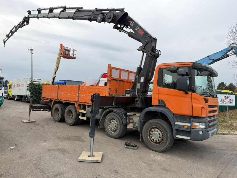 Scania P420 8X4 + (25m) CRANE HIAB 422 E-5 HIPRO + JIB 100X-4 - RETARDER - *284.000km* - MANUAL - STEEL SPRING - EURO 3 - BE TRUCK - Kamion me vinç: foto 1 Scania P420 8X4 + (25m) CRANE HIAB 422 E-5 HIPRO + JIB 100X-4 - RETARDER - *284.000km* - MANUAL - STEEL SPRING - EURO 3 - BE TRUCK - Kamion me vinç: foto 1