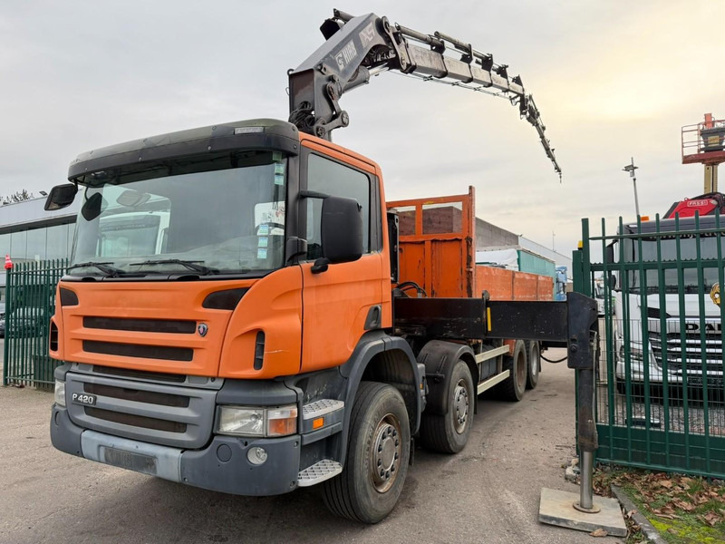 Scania P420 8X4 + (25m) CRANE HIAB 422 E-5 HIPRO + JIB 100X-4 - RETARDER - *284.000km* - MANUAL - STEEL SPRING - EURO 3 - BE TRUCK - Kamion me vinç: foto 2 Scania P420 8X4 + (25m) CRANE HIAB 422 E-5 HIPRO + JIB 100X-4 - RETARDER - *284.000km* - MANUAL - STEEL SPRING - EURO 3 - BE TRUCK - Kamion me vinç: foto 2