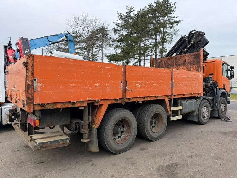 Scania P420 8X4 PRITSCHE + (25m) KRAN HIAB 422 E-5 HIPRO + JIB 100X-4 - RETARDER - *284.000km* - MANUAL - STEEL SPRING - EURO 3 - BE TRUCK - Kamion me karroceri të hapur, Kamion me vinç: foto 5 Scania P420 8X4 PRITSCHE + (25m) KRAN HIAB 422 E-5 HIPRO + JIB 100X-4 - RETARDER - *284.000km* - MANUAL - STEEL SPRING - EURO 3 - BE TRUCK - Kamion me karroceri të hapur, Kamion me vinç: foto 5
