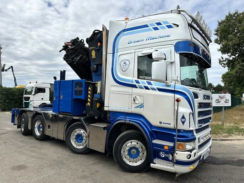 Scania R500 8x2 + CRANE 100Tm! PALFINGER PK100002 G 8x + 1 ME - RETARDER - ALCOA DURA BRIGHT - LIFT + STEERING - 5/6 HYDR F - TÜV 05/2026 - TOP CONDITION - Kamion me vinç: foto 2 Scania R500 8x2 + CRANE 100Tm! PALFINGER PK100002 G 8x + 1 ME - RETARDER - ALCOA DURA BRIGHT - LIFT + STEERING - 5/6 HYDR F - TÜV 05/2026 - TOP CONDITION - Kamion me vinç: foto 2