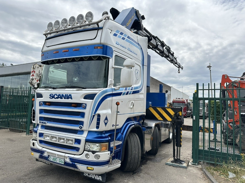 Scania R500 8x2 + CRANE 100Tm! PALFINGER PK100002 G 8x + 1 ME - RETARDER - ALCOA DURA BRIGHT - LIFT + STEERING - 5/6 HYDR F - TÜV 05/2026 - TOP CONDITION - Kamion me vinç: foto 4 Scania R500 8x2 + CRANE 100Tm! PALFINGER PK100002 G 8x + 1 ME - RETARDER - ALCOA DURA BRIGHT - LIFT + STEERING - 5/6 HYDR F - TÜV 05/2026 - TOP CONDITION - Kamion me vinç: foto 4