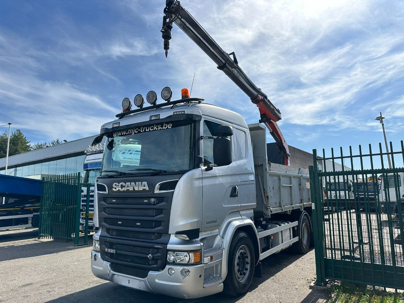 Scania R520 6x4 PRITSCHE + KRAN PALFINGER PK 15002 A - *ZSM + KIPPER* - RETARDER - *FULL AIR* - EUR 6 - BE TRUCK - Kamion me karroceri të hapur, Kamion me vinç: foto 2 Scania R520 6x4 PRITSCHE + KRAN PALFINGER PK 15002 A - *ZSM + KIPPER* - RETARDER - *FULL AIR* - EUR 6 - BE TRUCK - Kamion me karroceri të hapur, Kamion me vinç: foto 2