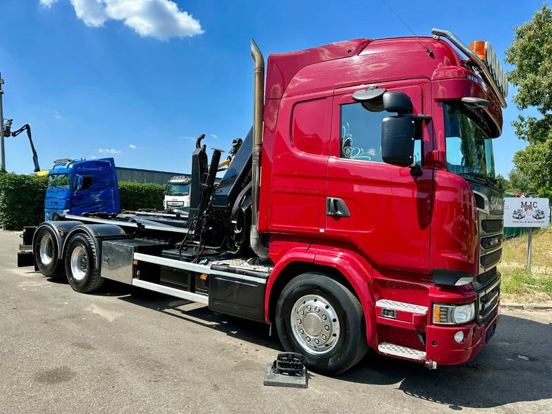 Scania R580 6X2 V8 HOOKLIFT + CRANE HIAB 211 E-4 HIPRO - ROTATOR - RETARDER - ALCOA ALU - RADIO - NL TRUCK - Kamion vetëngarkues, Kamion me vinç: foto 2 Scania R580 6X2 V8 HOOKLIFT + CRANE HIAB 211 E-4 HIPRO - ROTATOR - RETARDER - ALCOA ALU - RADIO - NL TRUCK - Kamion vetëngarkues, Kamion me vinç: foto 2