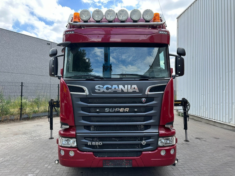Scania R580 6X2 V8 HOOKLIFT + CRANE HIAB 211 E-4 HIPRO - ROTATOR - RETARDER - RADIO - NL TRUCK - Kamion vetëngarkues, Kamion me vinç: foto 2 Scania R580 6X2 V8 HOOKLIFT + CRANE HIAB 211 E-4 HIPRO - ROTATOR - RETARDER - RADIO - NL TRUCK - Kamion vetëngarkues, Kamion me vinç: foto 2