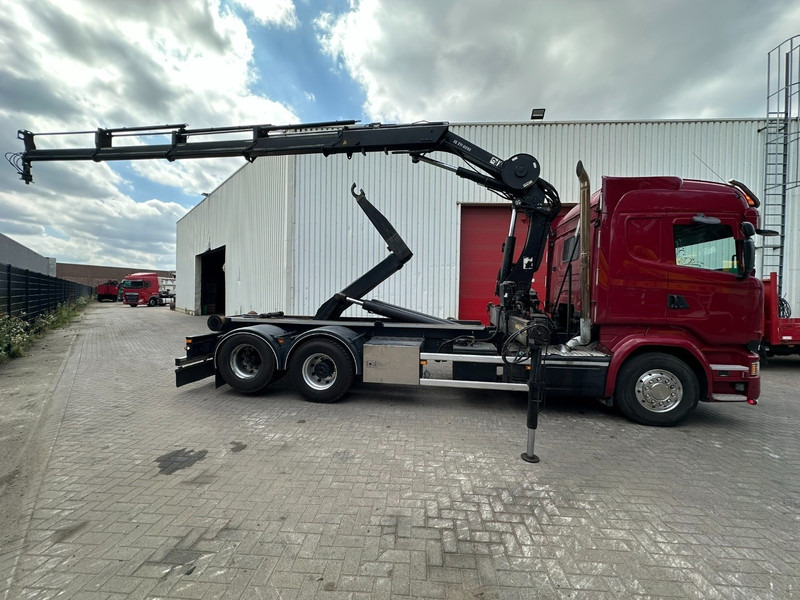 Scania R580 6X2 V8 HOOKLIFT + CRANE HIAB 211 E-4 HIPRO - ROTATOR - RETARDER - RADIO - NL TRUCK - Kamion vetëngarkues, Kamion me vinç: foto 5 Scania R580 6X2 V8 HOOKLIFT + CRANE HIAB 211 E-4 HIPRO - ROTATOR - RETARDER - RADIO - NL TRUCK - Kamion vetëngarkues, Kamion me vinç: foto 5