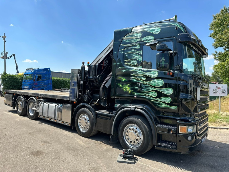 Scania R620 8x2 + CRANE HIAB 800 EP-5 HIPRO - RETARDER - LIFT/STEERING AXLE - HIGHLINE SLEEPER - LEATHER - ALCOA - Kamion me vinç: foto 2 Scania R620 8x2 + CRANE HIAB 800 EP-5 HIPRO - RETARDER - LIFT/STEERING AXLE - HIGHLINE SLEEPER - LEATHER - ALCOA - Kamion me vinç: foto 2