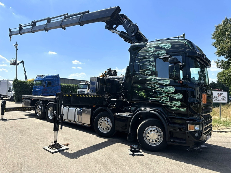 Scania R620 8x2 + CRANE HIAB 800 EP-5 HIPRO - RETARDER - LIFT/STEERING AXLE - HIGHLINE SLEEPER - LEATHER - ALCOA - Kamion me vinç: foto 1 Scania R620 8x2 + CRANE HIAB 800 EP-5 HIPRO - RETARDER - LIFT/STEERING AXLE - HIGHLINE SLEEPER - LEATHER - ALCOA - Kamion me vinç: foto 1