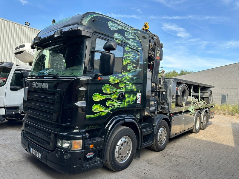 Scania R620 8x2 + CRANE HIAB 800EP-5 HiPro - RETARDER - LIFT/STEERING AXLE - HIGHLINE SLEEPER - LEATHER - ALCOA - Kamion me vinç: foto 3 Scania R620 8x2 + CRANE HIAB 800EP-5 HiPro - RETARDER - LIFT/STEERING AXLE - HIGHLINE SLEEPER - LEATHER - ALCOA - Kamion me vinç: foto 3