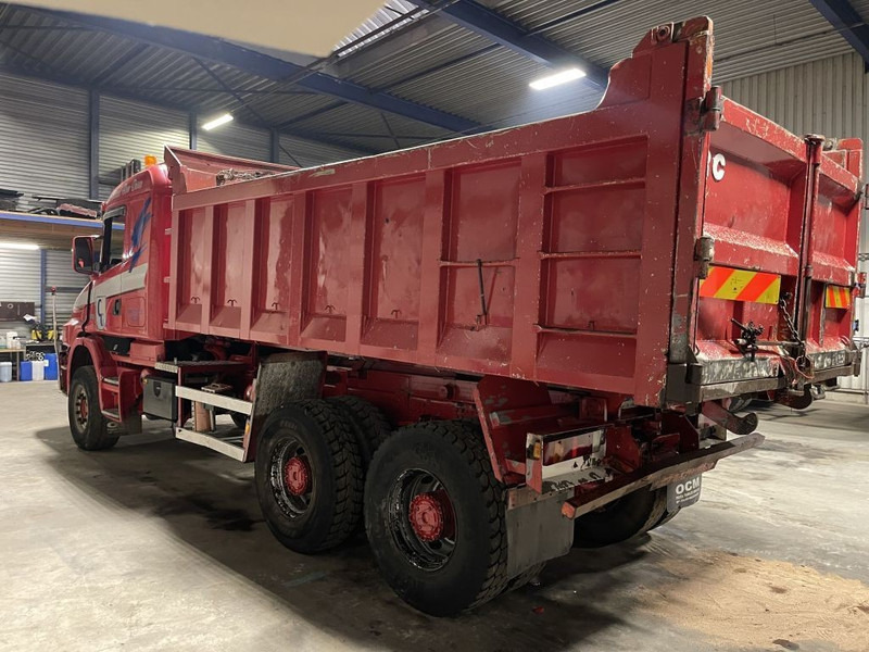 Scania T124-420 TORPEDO HAUBE - 6x4 - KIPPER - MANUAL GRS900 3+3 - STEEL SPRING / BALLIESTAS / LAMES / BLATT - Kamion vetëshkarkues: foto 3 Scania T124-420 TORPEDO HAUBE - 6x4 - KIPPER - MANUAL GRS900 3+3 - STEEL SPRING / BALLIESTAS / LAMES / BLATT - Kamion vetëshkarkues: foto 3