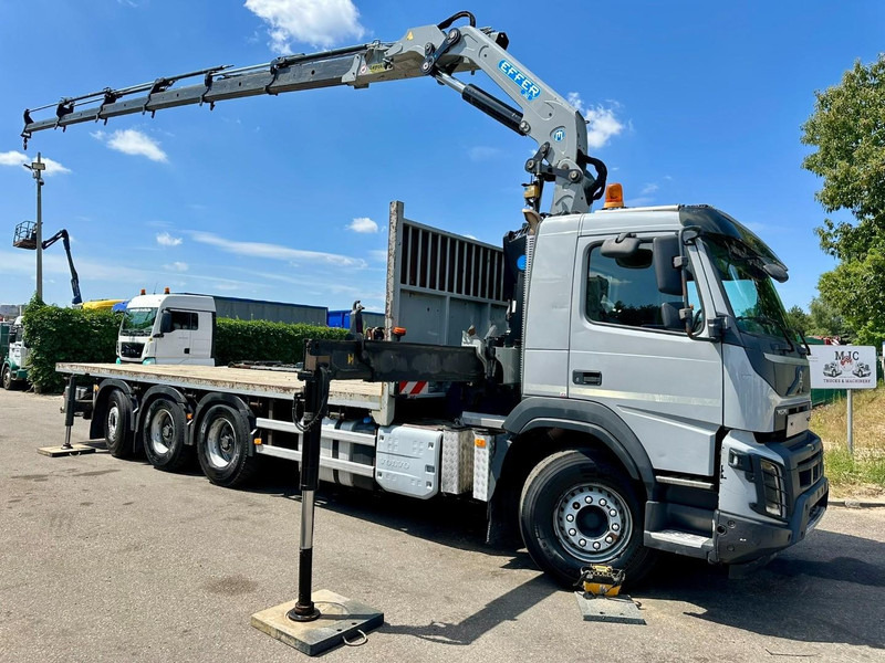 Volvo FMX 330 8x4 TRIDEM PRITSCHE + KRAN EFFER 265 / 6S - PLATFORM 7m50 - EURO 6 - RADIO - *473.000km* - TÜV 05/2026 - BE TRUCK - Kamion me karroceri të hapur, Kamion me vinç: foto 2 Volvo FMX 330 8x4 TRIDEM PRITSCHE + KRAN EFFER 265 / 6S - PLATFORM 7m50 - EURO 6 - RADIO - *473.000km* - TÜV 05/2026 - BE TRUCK - Kamion me karroceri të hapur, Kamion me vinç: foto 2