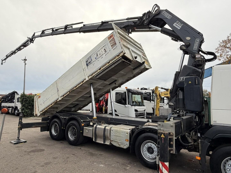 Kamion vetëshkarkues, Kamion me vinç Volvo FMX 540 8x4 TIPPER + CRANE (29m!) FASSI F545 (6x) + JIB L324 (4x) - TIPPER - *192.000km* - RETARDER - ROTATOR - BE TRUCK - GOOD CONDITION: foto 11
