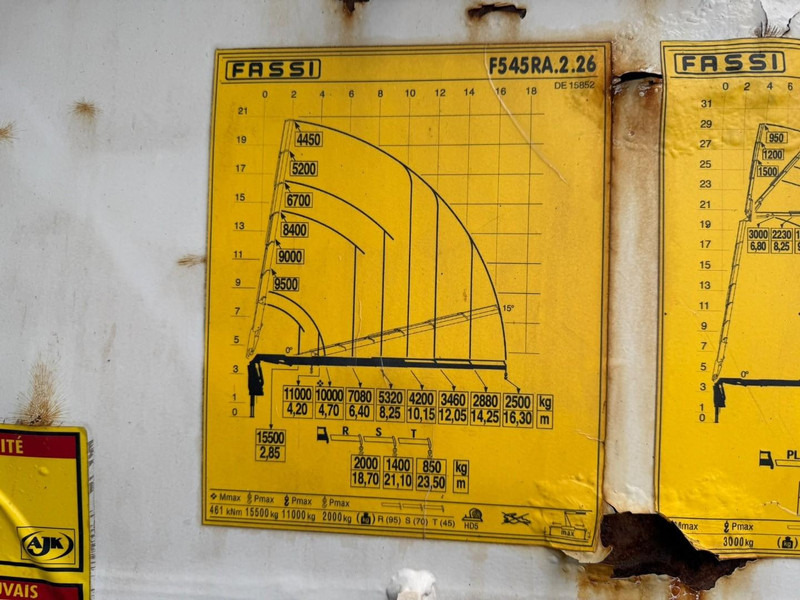 Kamion vetëshkarkues, Kamion me vinç Volvo FMX 540 8x4 TIPPER + CRANE (29m!) FASSI F545 (6x) + JIB L324 (4x) - TIPPER - *192.000km* - RETARDER - ROTATOR - BE TRUCK - GOOD CONDITION: foto 13