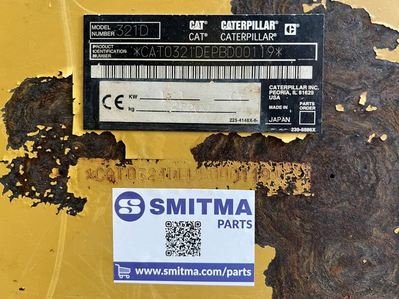 Cat 321D LCR - Ekskavator me zinxhirë: foto 3 Cat 321D LCR - Ekskavator me zinxhirë: foto 3