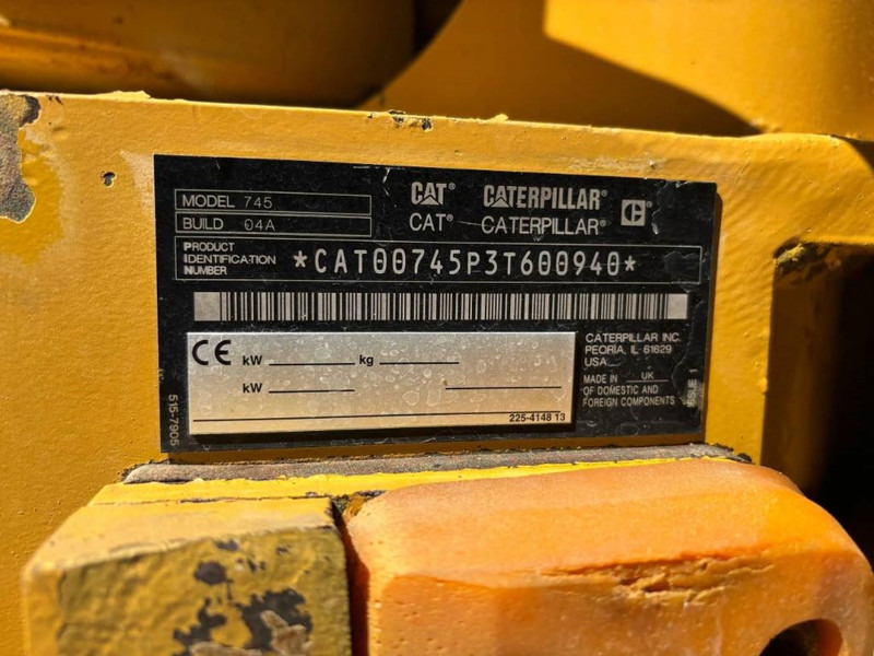Cat 745 04A - Shkarkues teleskopik: foto 4 Cat 745 04A - Shkarkues teleskopik: foto 4
