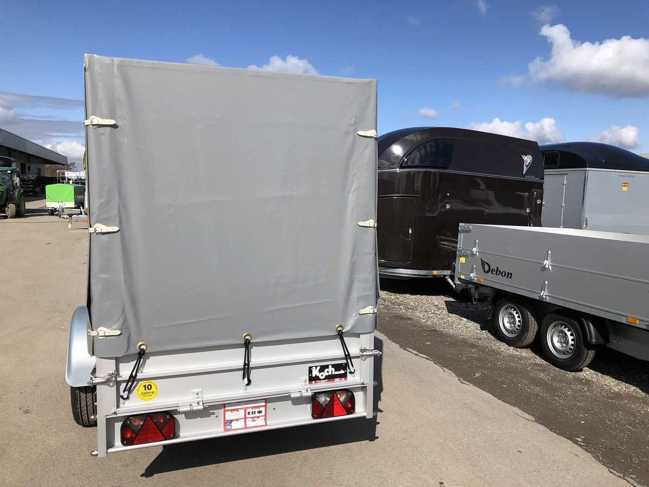 KOCH U4 mit Plane 1100 grau Kastenanhänger ungebremst - Rimorkio makine: foto 5 KOCH U4 mit Plane 1100 grau Kastenanhänger ungebremst - Rimorkio makine: foto 5