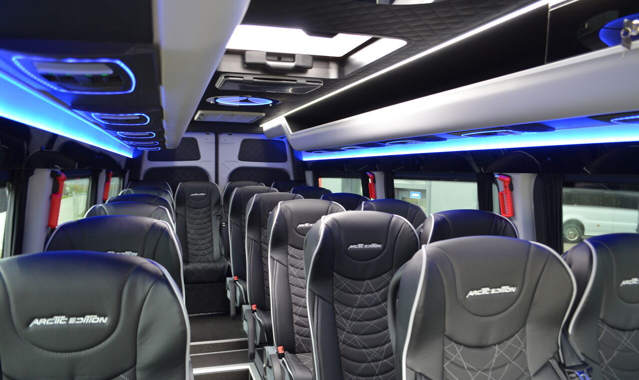 Minibus, Furgon pasagjerësh i ri MERCEDES-BENZ Sprinter 519 4x4 high and low drive: foto 7