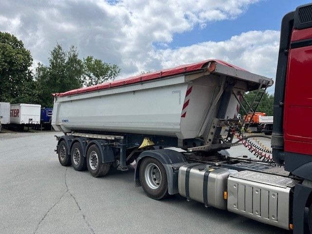 Schmitz Cargobull SKI 24 SL7,5 Stahlmulde elektrisches Verdeck TOP - Gjysmë rimorkio vetëshkarkuese: foto 1 Schmitz Cargobull SKI 24 SL7,5 Stahlmulde elektrisches Verdeck TOP - Gjysmë rimorkio vetëshkarkuese: foto 1