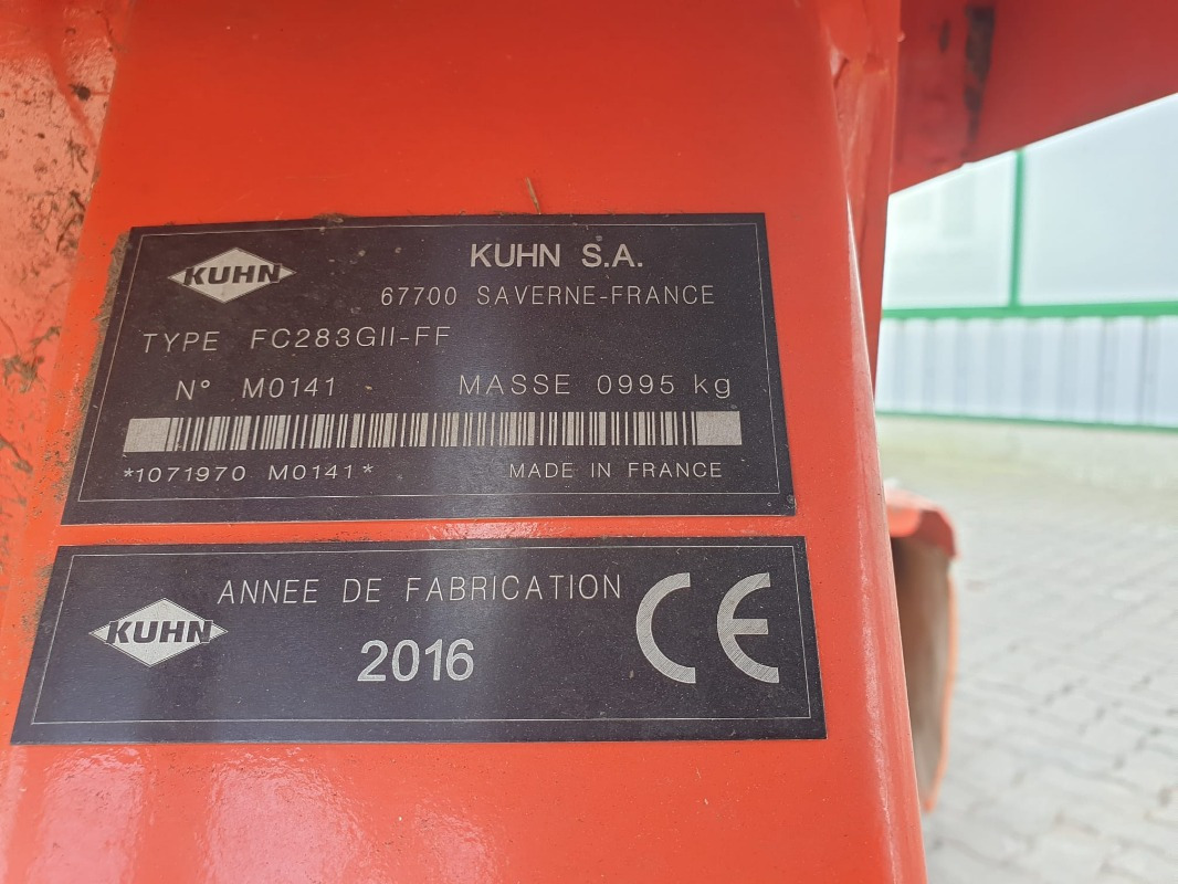 Kuhn FC 283 G-II FF LIFTCONTROL - Korrëse bari: foto 2 Kuhn FC 283 G-II FF LIFTCONTROL - Korrëse bari: foto 2