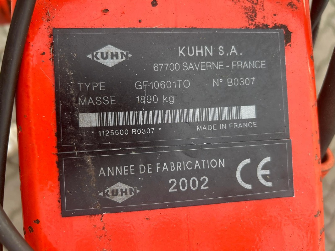 Kuhn GF 10601 TO - Barkthyese/ Shkundës bari: foto 3 Kuhn GF 10601 TO - Barkthyese/ Shkundës bari: foto 3