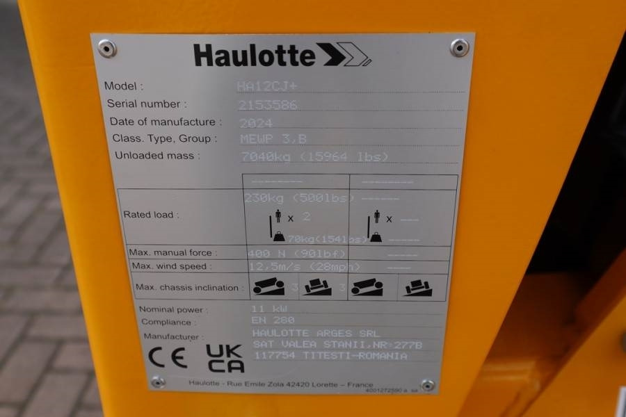 Haulotte HA12CJ+ Valid inspection, *Guarantee! Electric, 12 - Krah me çernjerë: foto 4 Haulotte HA12CJ+ Valid inspection, *Guarantee! Electric, 12 - Krah me çernjerë: foto 4