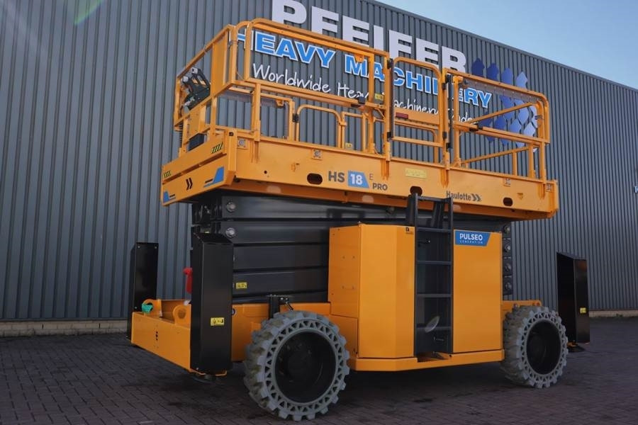 Haulotte HS18EPRO Full Electric 4x4 Drive, Versatile Use: O - Ngritës gërshërë: foto 1 Haulotte HS18EPRO Full Electric 4x4 Drive, Versatile Use: O - Ngritës gërshërë: foto 1