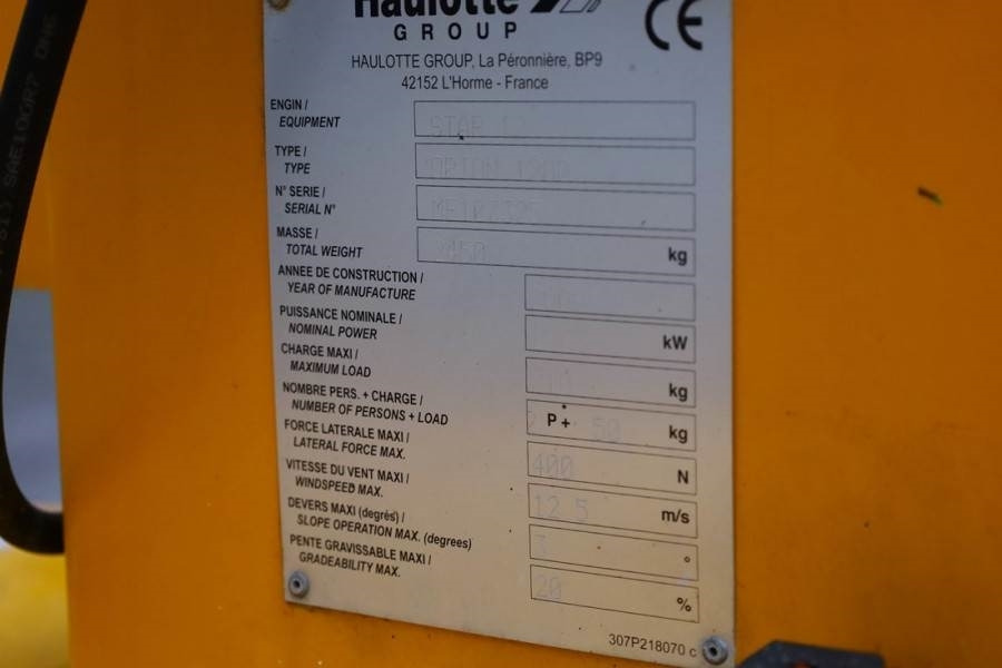 Krah me çernjerë Haulotte STAR 12 Electric, 12m Working Height, 3m Reach, 21: foto 6