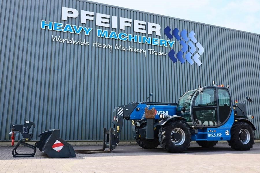 Magni - TH5,5.15-D7/D Diesel, 4x4x4 Drive, 5.5t Ca - Ekskavator teleskopik: foto 1 Magni - TH5,5.15-D7/D Diesel, 4x4x4 Drive, 5.5t Ca - Ekskavator teleskopik: foto 1
