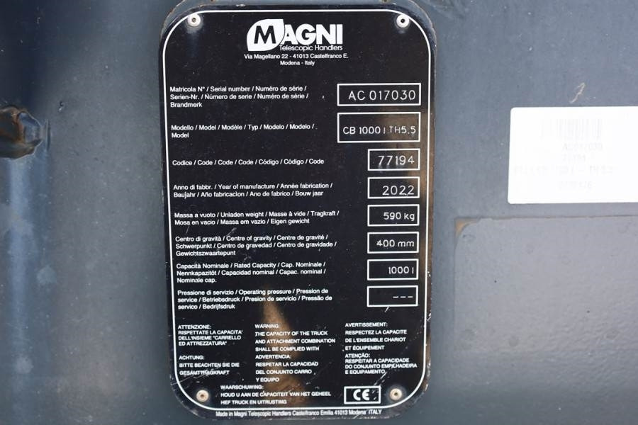 Lizingu i Magni TH5,5.15-D7/D Diesel, 4x4x4 Drive, 5.5t Capacity,  Magni TH5,5.15-D7/D Diesel, 4x4x4 Drive, 5.5t Capacity,: foto 23