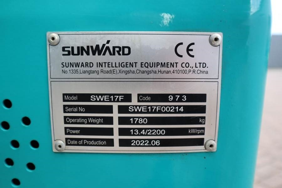 Lizingu i Sunward SWE17F CE certification, Diesel, Extendable Underc  Sunward SWE17F CE certification, Diesel, Extendable Underc: foto 7