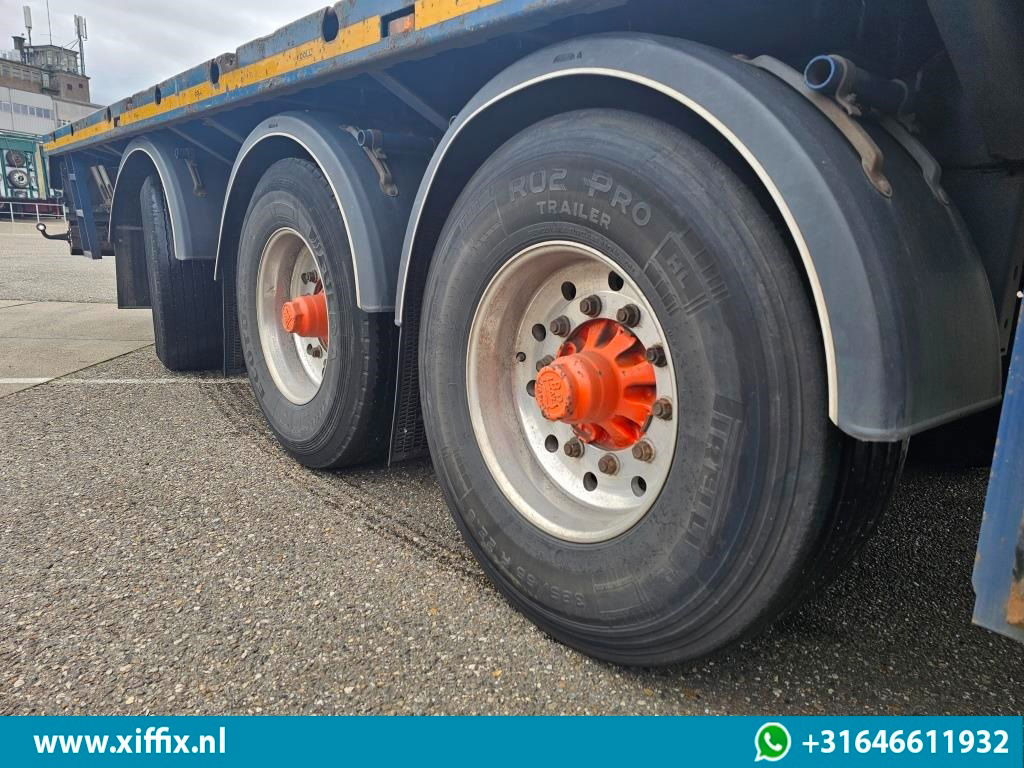 Gjysmë rimorkio e hapur/ Platformë Doll 3-ass. Vlakke uitschuifbare oplegger / Naloop gestuurd: foto 7