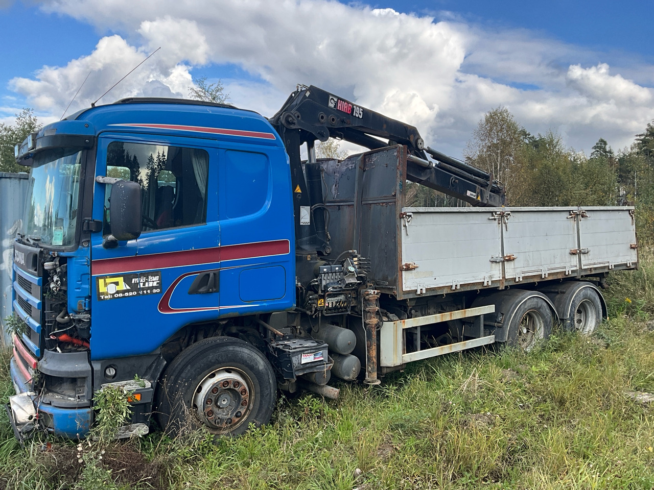 Scania 124 - Kamion me vinç: foto 1 Scania 124 - Kamion me vinç: foto 1