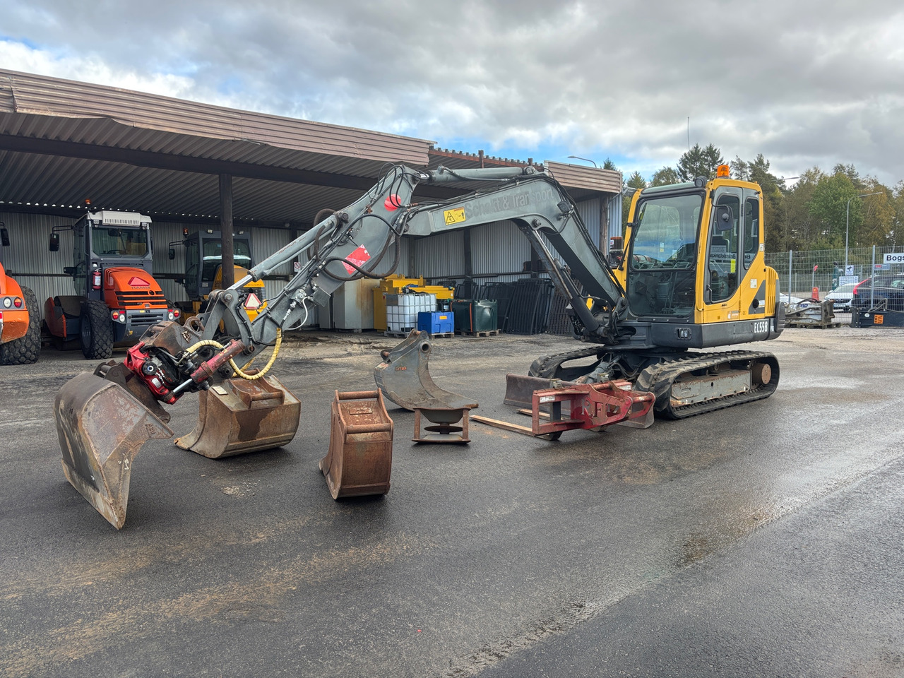Volvo EC55B - Ekskavator: foto 1 Volvo EC55B - Ekskavator: foto 1