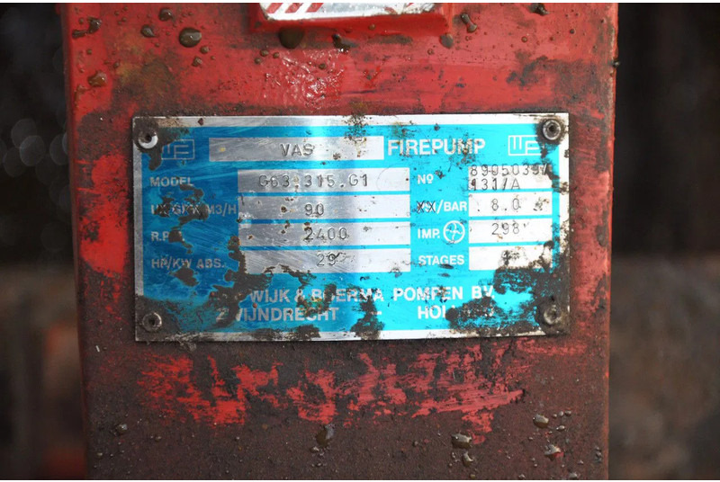 Diversen VAS FIREPUMP FORD MOTOR 90 M3 EN 8 BAR - Pompë uji: foto 5 Diversen VAS FIREPUMP FORD MOTOR 90 M3 EN 8 BAR - Pompë uji: foto 5