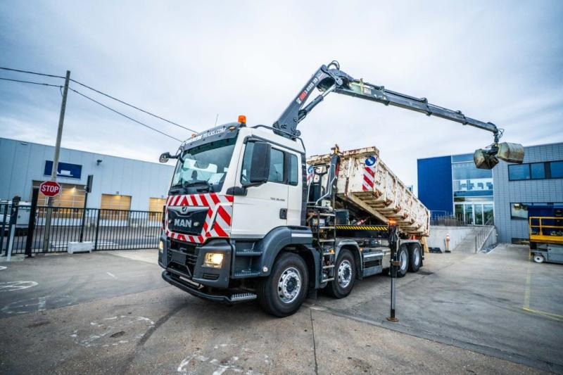 MAN TGS 32.420 BL + HIAB X-HIDUO 188/3x - Kamion vetëngarkues, Kamion me vinç: foto 1 MAN TGS 32.420 BL + HIAB X-HIDUO 188/3x - Kamion vetëngarkues, Kamion me vinç: foto 1