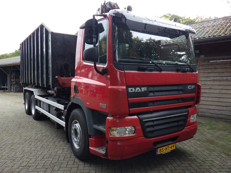 DAF CF 85 410 Euro 5 / Manual / Blad-Lucht / Boogie - Liftas / HTS Kabel / 9 T vooras / Palfinger G 100 L Crane - Kamion me sistem kabllor: foto 2 DAF CF 85 410 Euro 5 / Manual / Blad-Lucht / Boogie - Liftas / HTS Kabel / 9 T vooras / Palfinger G 100 L Crane - Kamion me sistem kabllor: foto 2